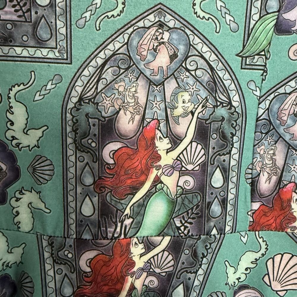Disney The Little Mermaid Ariel Stained Glass Dress XS - Picture 4 of 7